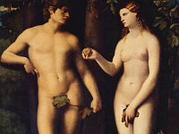 GG 453  GG 453, Jacopo Palma, gen. Il Vecchio (um 1480-1528), Adam und Eva, Leinwand, 202 x 152 cm